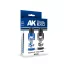 AK Interactive - ULTRA BLUE & ALMIRANT BLUE DUAL EXO Set 15 festékkészlet
