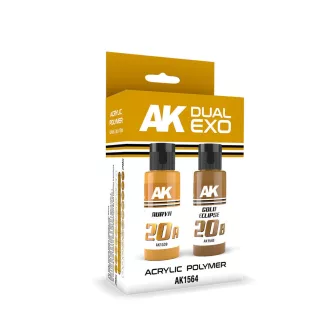   AK Interactive - AURYN & GOLD ECLIPSE DUAL EXO Set 20 festékkészlet