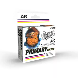 AK Interactive - PRIMARY COLORS SET festékkészlet