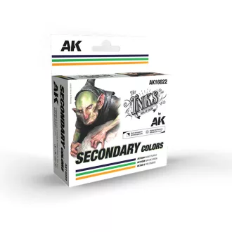 AK Interactive - SECONDARY COLORS SET festékkészlet