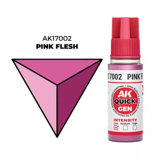 AK Interactive - PINK FLESH 18 ml - QUICK GEN festék