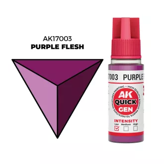 AK Interactive - PURPLE FLESH 18 ml - QUICK GEN festék