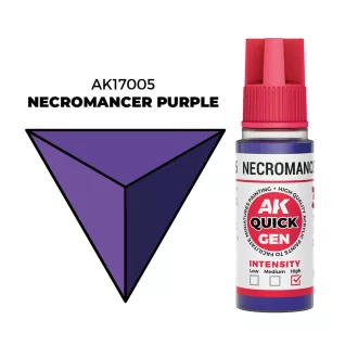   AK Interactive - NECROMANCER PURPLE 18 ml - QUICK GEN festék