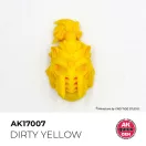 AK Interactive - DIRTY YELLOW 18 ml - QUICK GEN festék