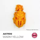 AK Interactive - WARM YELLOW 18 ml - QUICK GEN festék