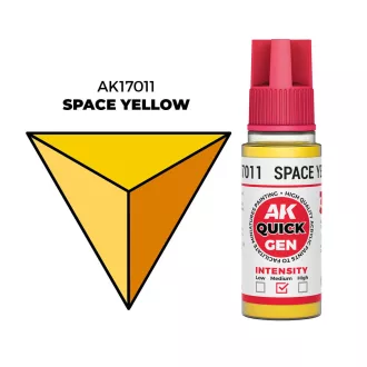 AK Interactive - SPACE YELLOW 18 ml - QUICK GEN festék