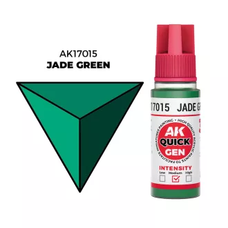 AK Interactive - JADE GREEN 18 ml - QUICK GEN festék