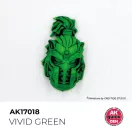 AK Interactive - VIVID GREEN 18 ml - QUICK GEN festék