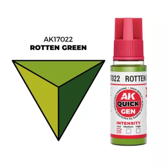 AK Interactive - ROTTEN GREEN 18 ml - QUICK GEN festék