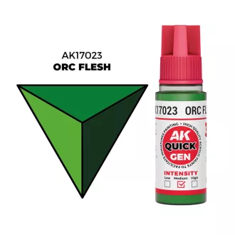 AK Interactive - ORC FLESH 18 ml - QUICK GEN festék