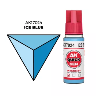 AK Interactive - ICE BLUE 18 ml - QUICK GEN festék