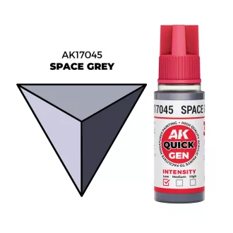 AK Interactive - SPACE GREY 18 ml - QUICK GEN festék
