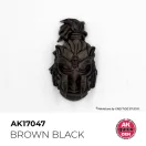 AK Interactive - BROWN BLACK 18 ml - QUICK GEN festék