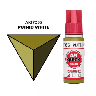 AK Interactive - PUTRID WHITE 18 ml - QUICK GEN festék