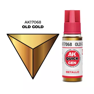 AK Interactive - OLD GOLD 18 ml - QUICK GEN festék