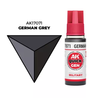 AK Interactive - GERMAN GREY 18 ml - QUICK GEN festék
