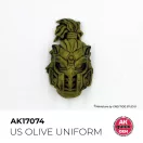 AK Interactive - US OLIVE UNIFORM 18 ml - QUICK GEN festék