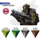 AK Interactive - GREEN SKINS (QUICK GEN SET) festékkészlet