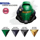 AK Interactive - GREEN SOLDIERS (QUICK GEN SET) festékkészlet