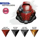 AK Interactive - RED SOLDIERS (QUICK GEN SET) festékkészlet