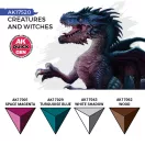 AK Interactive - CREATURES AND WITCHES (QUICK GEN SET) festékkészlet