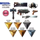 AK Interactive - METALLICS (QUICK GEN SET) festékkészlet
