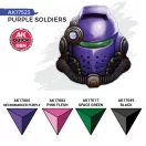 AK Interactive - PURPLE SOLDIERS (QUICK GEN SET) festékkészlet