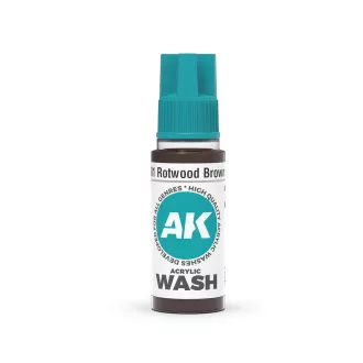 AK Interactive - Rotwood Brown Wash 18ml bemosó