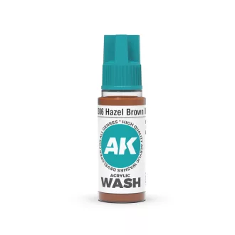 AK Interactive - Hazel Brown Wash 18ml bemosó