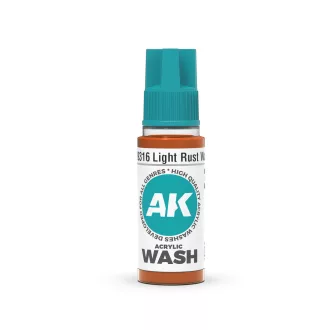 AK Interactive - Light Rust Wash 18ml bemosó