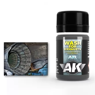 AK Interactive - WASH FOR EXHAUST bemosó