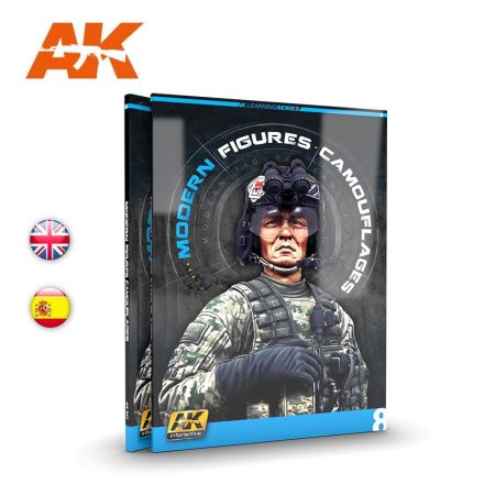 AK Interactive - AK Learning 8 Modern Figures Camouflages EN
