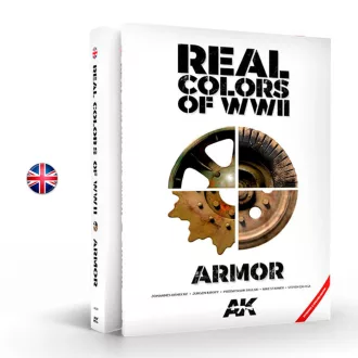   AK Interactive - REAL COLORS OF WWII ARMOR New 2nd Extended Update Version -English könyv