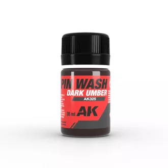 AK Interactive - Dark Umber PIN WASH bemosó