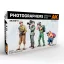 AK Interactive - Photographers (DIFFERENT ERAS) 1/35. figura makett