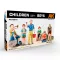 AK Interactive - Children SET 1: Boys 1/35 figura makett