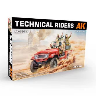 AK Interactive - Technical Riders 1/35 figura makett