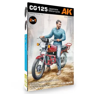 AK Interactive - CG125 JAPANESE MOTORCYCLE 1/35 scale makett