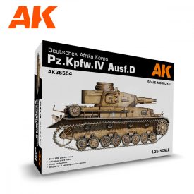 AK Interactive PZ.KPFW.IV AUSF.D AFRIKA KORPS makett
