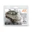 AK Interactive - WINTER WEATHERING SET koszoló készlet