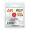 AK Interactive - MIX AND READY - Acrylics (6 Empty, 17ml jars WITH SHAKER BALL) makettező szerszám