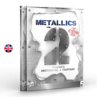   AK Interactive - METALLICS VOL 2 (AK LEARNING SERIES Nº 5) English könyv