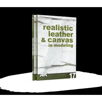   AK Interactive - LEARNING 17 REALISTIC LEATHER & CANVAS (EN) könyv