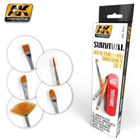 AK SURVIVAL WEATHERING BRUSHES SET