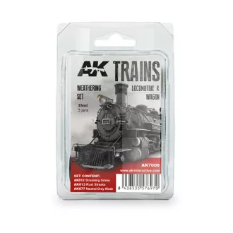 AK Interactive - LOCOMOTIVE & WAGON makettező effekt