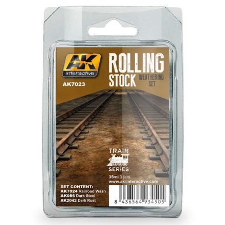 AK ROLLING STOCK WEATHERING SET