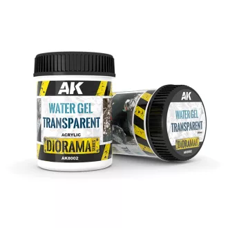  AK Interactive - WATER GEL TRANSPARENT - 250ml (Acrylic) vízeffekt anyag