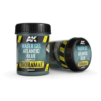   AK Interactive - WATER GEL ATLANTIC BLUE - 250ml (Acrylic) vízeffekt anyag