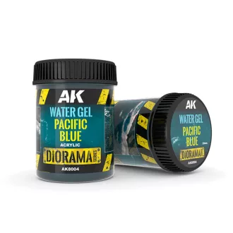   AK Interactive - WATER GEL PACIFIC BLUE - 250ml (Acrylic) vízeffekt anyag