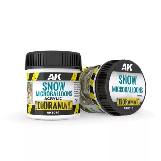   AK Interactive - SNOW MICROBALLOONS - 100ml dioráma hóeffekt